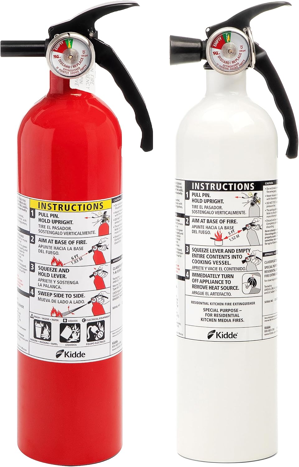Kidde Kitchen Fire Extinguishers for Home & Office Use, 2 Pack