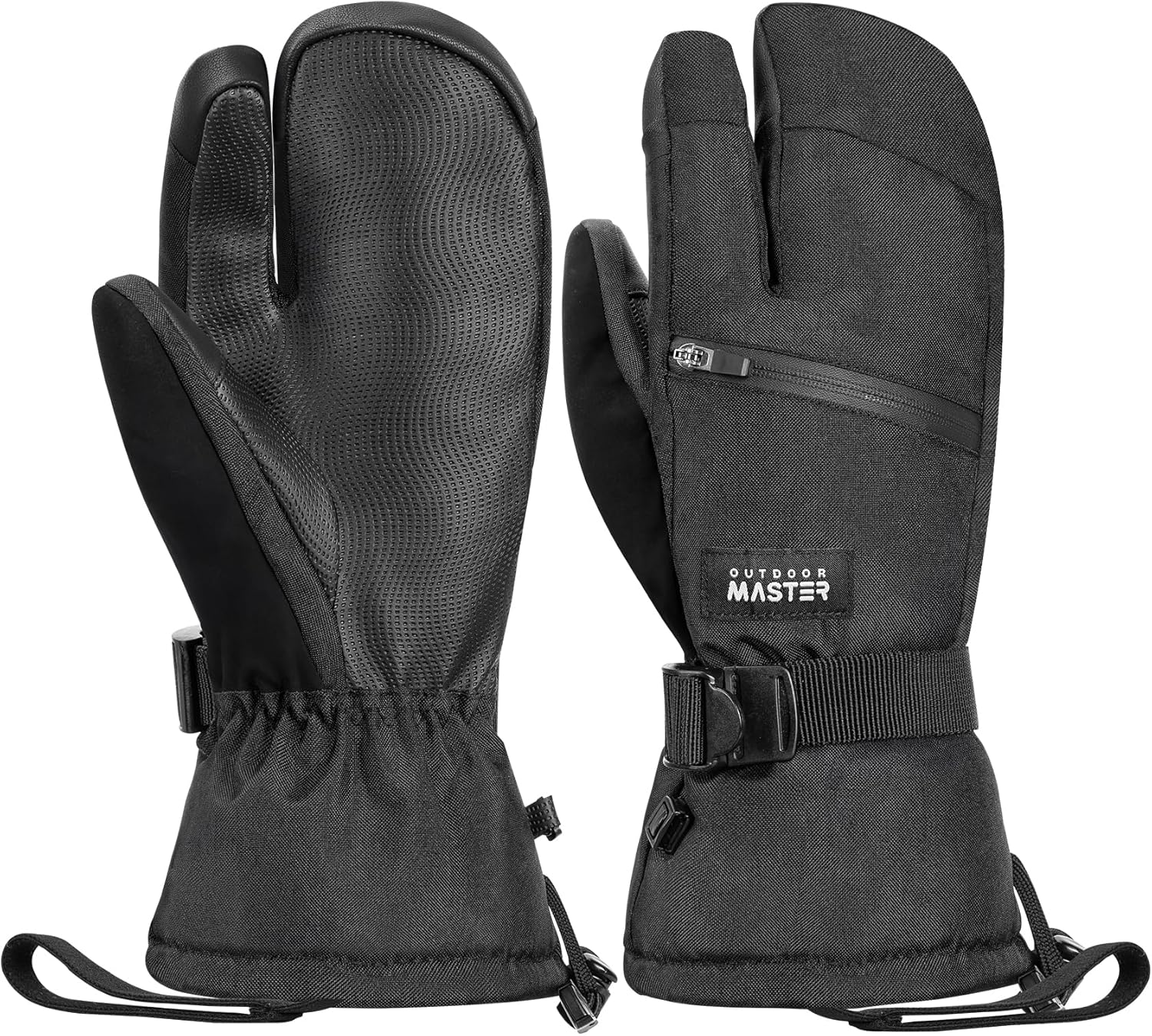 Waterproof 3-Finger Ski Gloves - Winter Must-Have