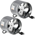 Quietly Powerful: iPower 8 Inch Inline Fan - 2 Pack