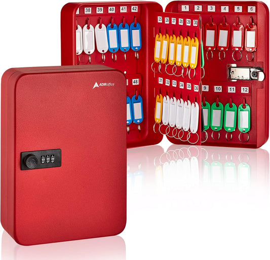 AdirOffice Key Lock Box for Secure Key Storage and Organization