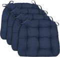 Barnett Home Decor Chair Cushions 15x17 Navy Blue - Machine Washable