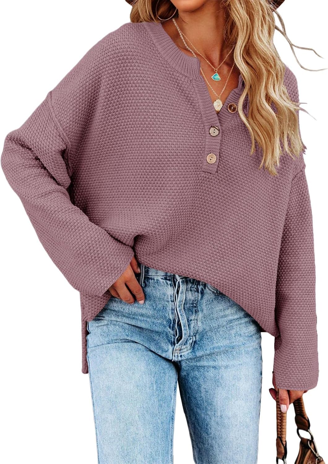 Saodimallsu Women's Oversized Sweaters for Cozy Style
