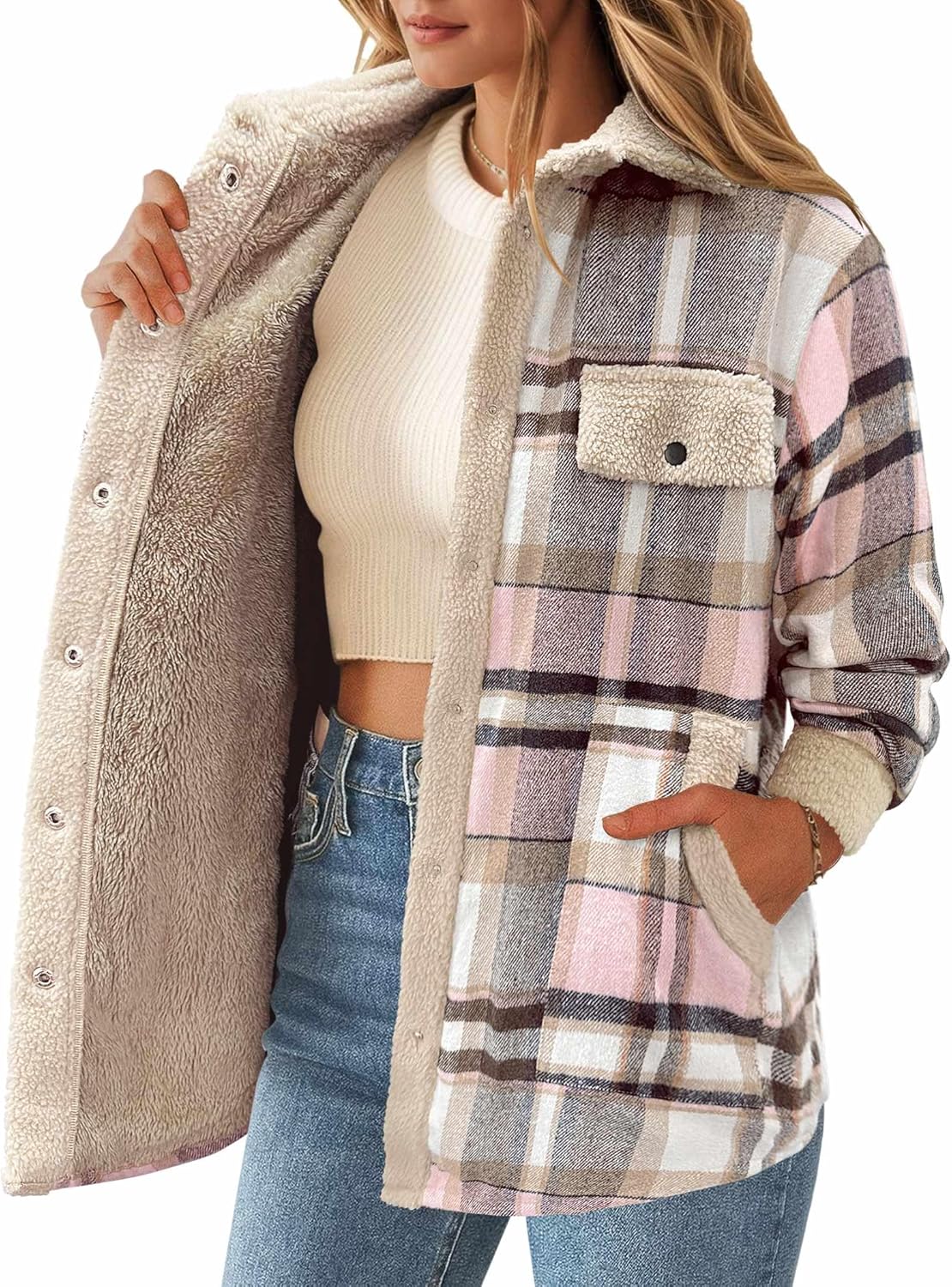 Cozy Womens Flannel Jacket for Warmth and Style This Winter