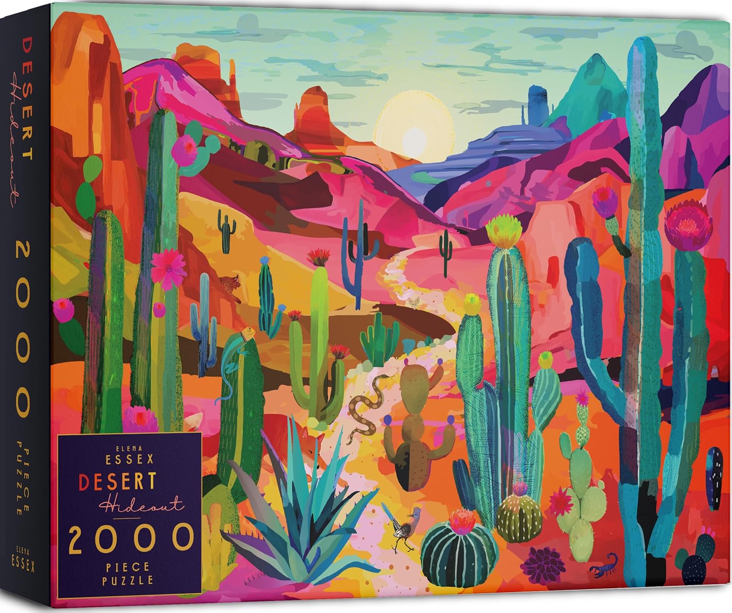 Elena Essex 2000 Piece Puzzle - Stunning Desert Hideout Scene