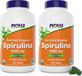 Organic Spirulina 1000mg Tablets 300 Count (Pack of 2) - Double