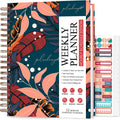 Large Hourly Schedule Planner 8x10.4 - Tropical Night undated