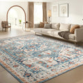 8x10 Area Rugs for Living Room - Soft Washable Non-Slip Accent Rug