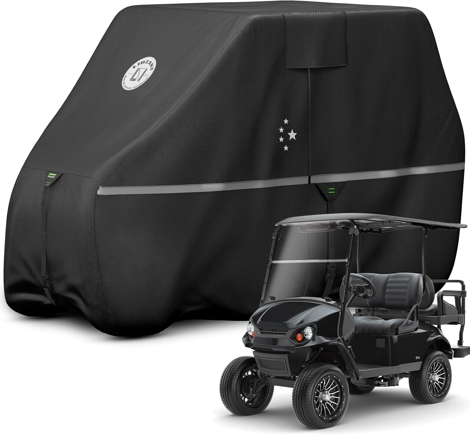 Waterproof Golf Cart Cover for Yamaha, Honda, Club Car, EZGO