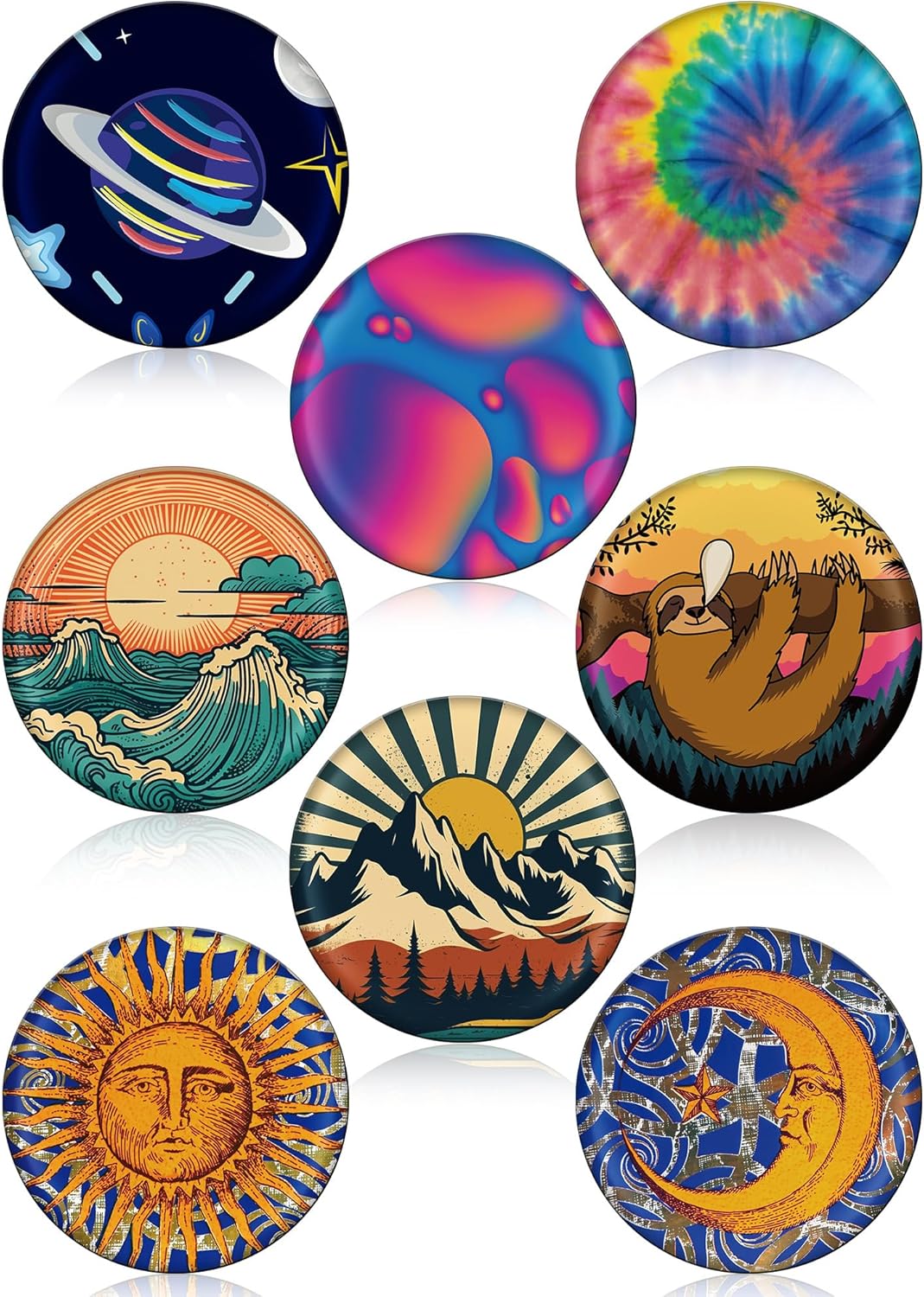 Syhood 8 Pcs Silicone Flying Disc Set - Fly Straight & Far!
