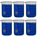 500ml Beaker Low Form Griffin Borosilicate Glass Pack of 6