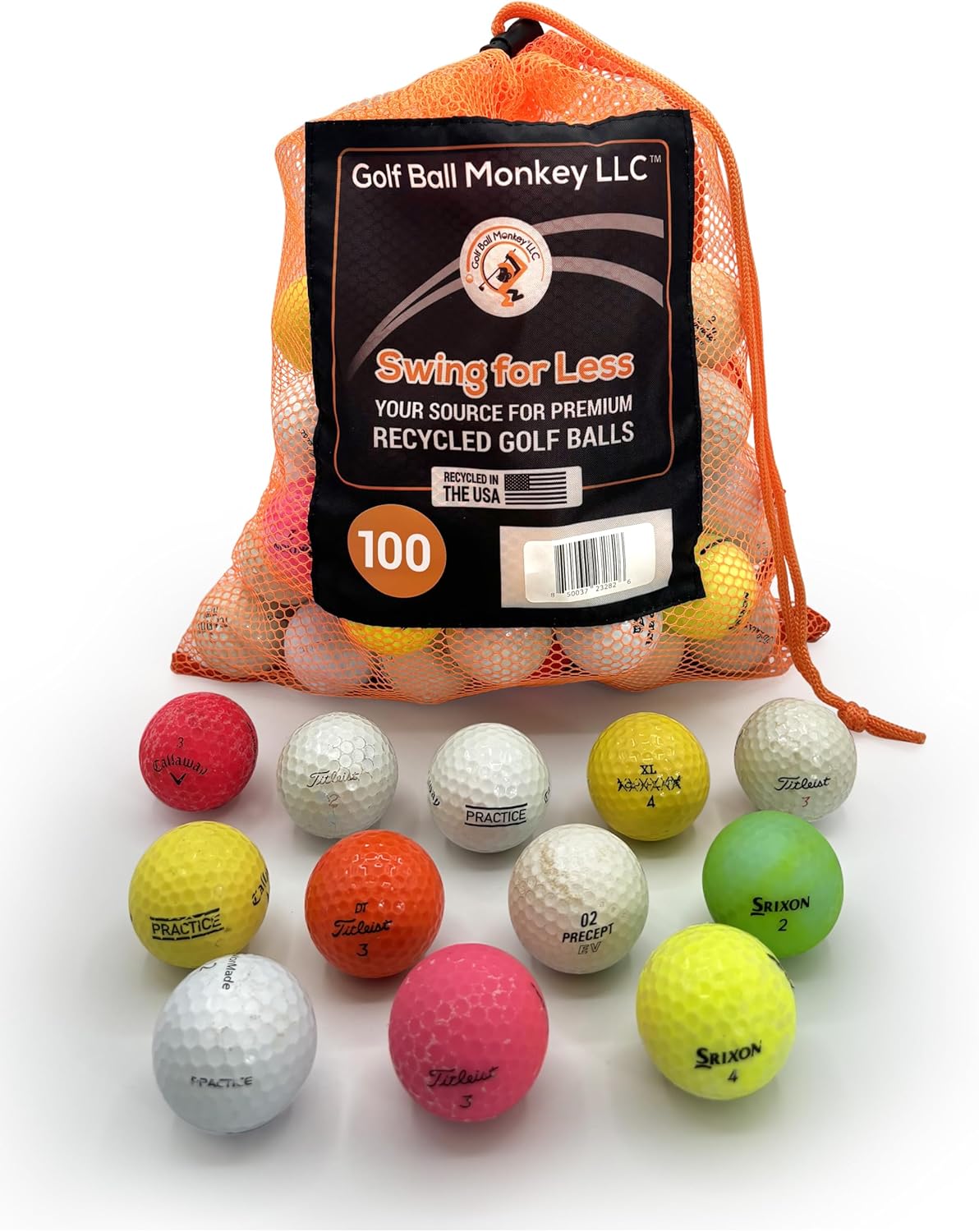 Recycled Hit Away Golf Balls Set