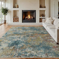 Area Rug Living Room Rugs 8x10 - Soft Fluffy Washable Accent Rug