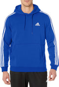 adidas Mens Essentials Fleece Striped Hoodie - Warm Everyday Comfort