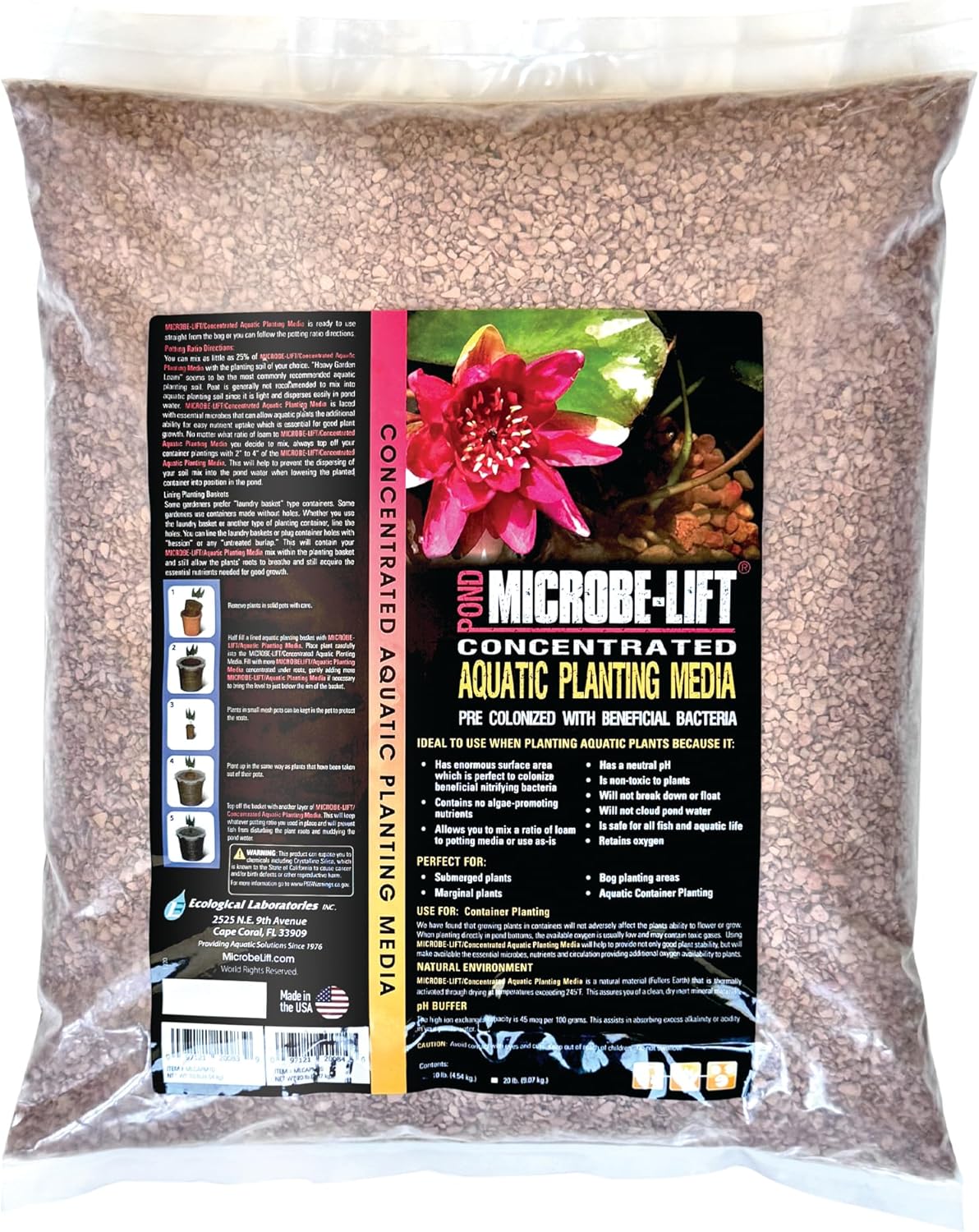 Microbe Lift Aquatic Planting Media for Vibrant Pond Growth