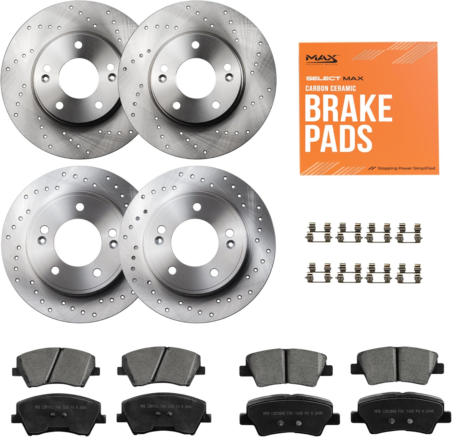 Max Advanced Brakes StyleMAX Brake Kit for Hyundai Elantra 2017-2020