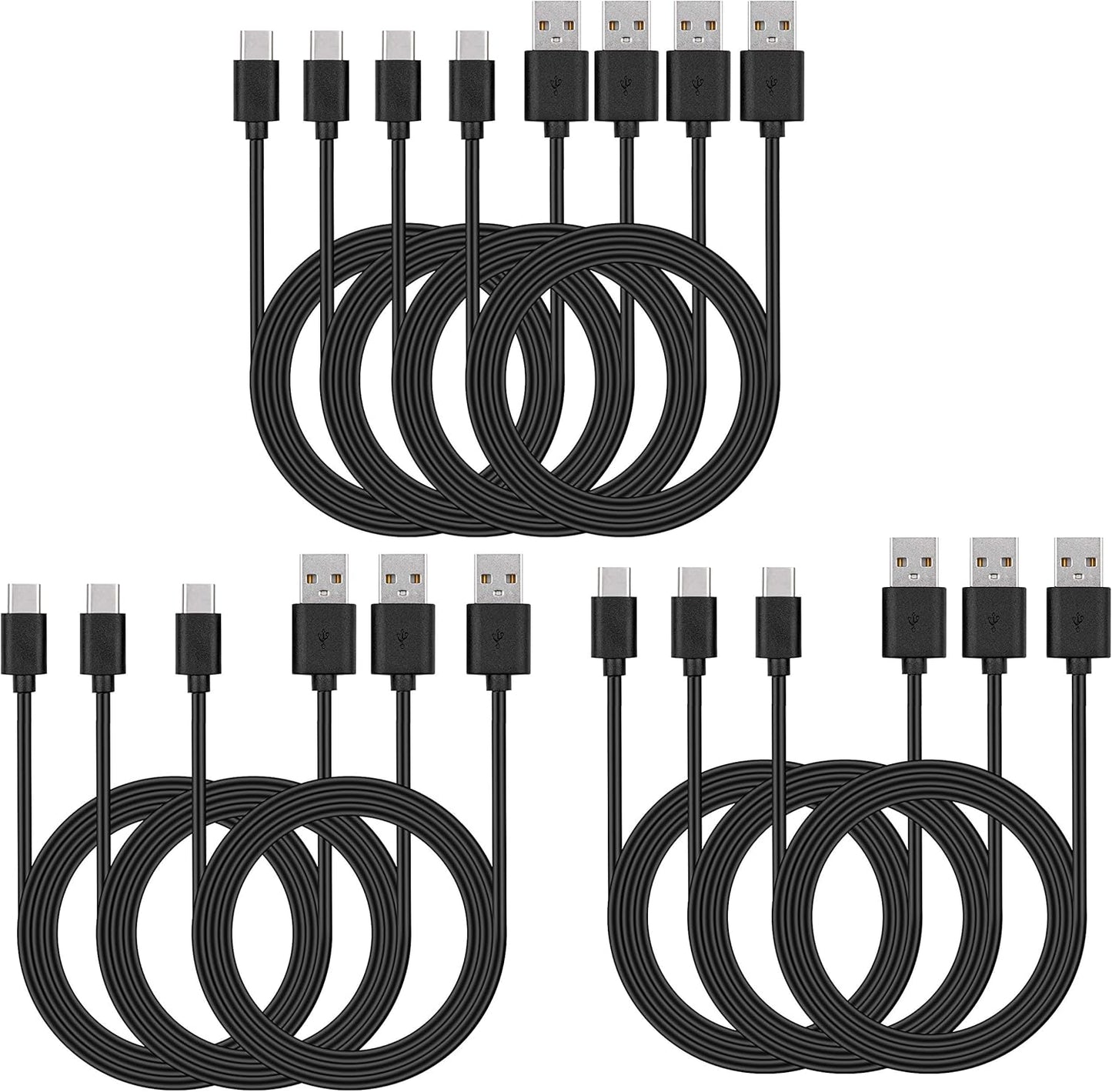 Fast Charging 10-Pack Smays USB C Cable Lot