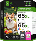 65XL 65 Ink Cartridges Black/Tri-Color Combo Pack - High Yield