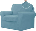 CHUN YI 3 Piece Chair Covers Armchair Slipcover - Pet-Friendly Fit
