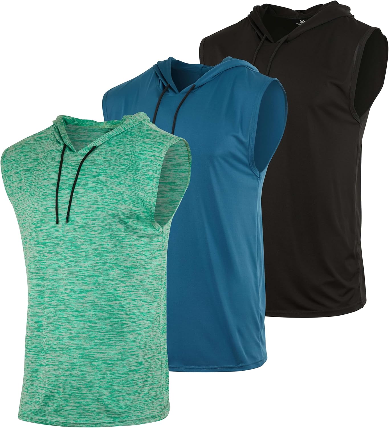 Men's Dry-Fit Hooded Tank Top Set - Active Comfort Trio