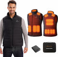 Heated Vest for Men with 16000mAh Battery and 8 Heating Zones