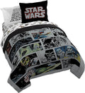 Star Wars Comic Book King Size Comforter Set - Cozy Kids Bedding