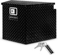 ARKSEN 29 in Aluminum Diamond Plate Tongue Box - Weatherproof Storage