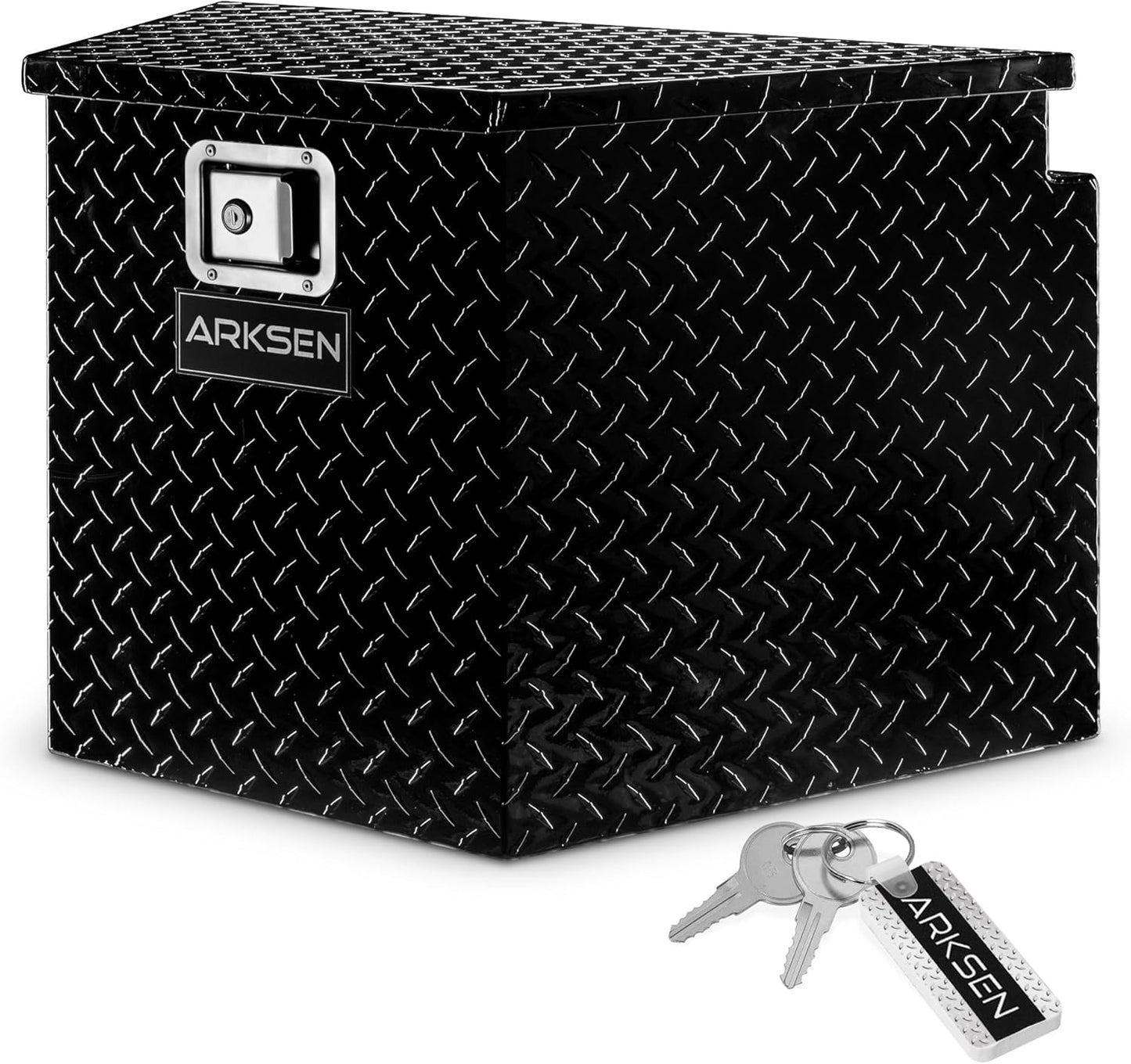 ARKSEN 29 Inch Aluminum Diamond Plate Tool Box for Trucks