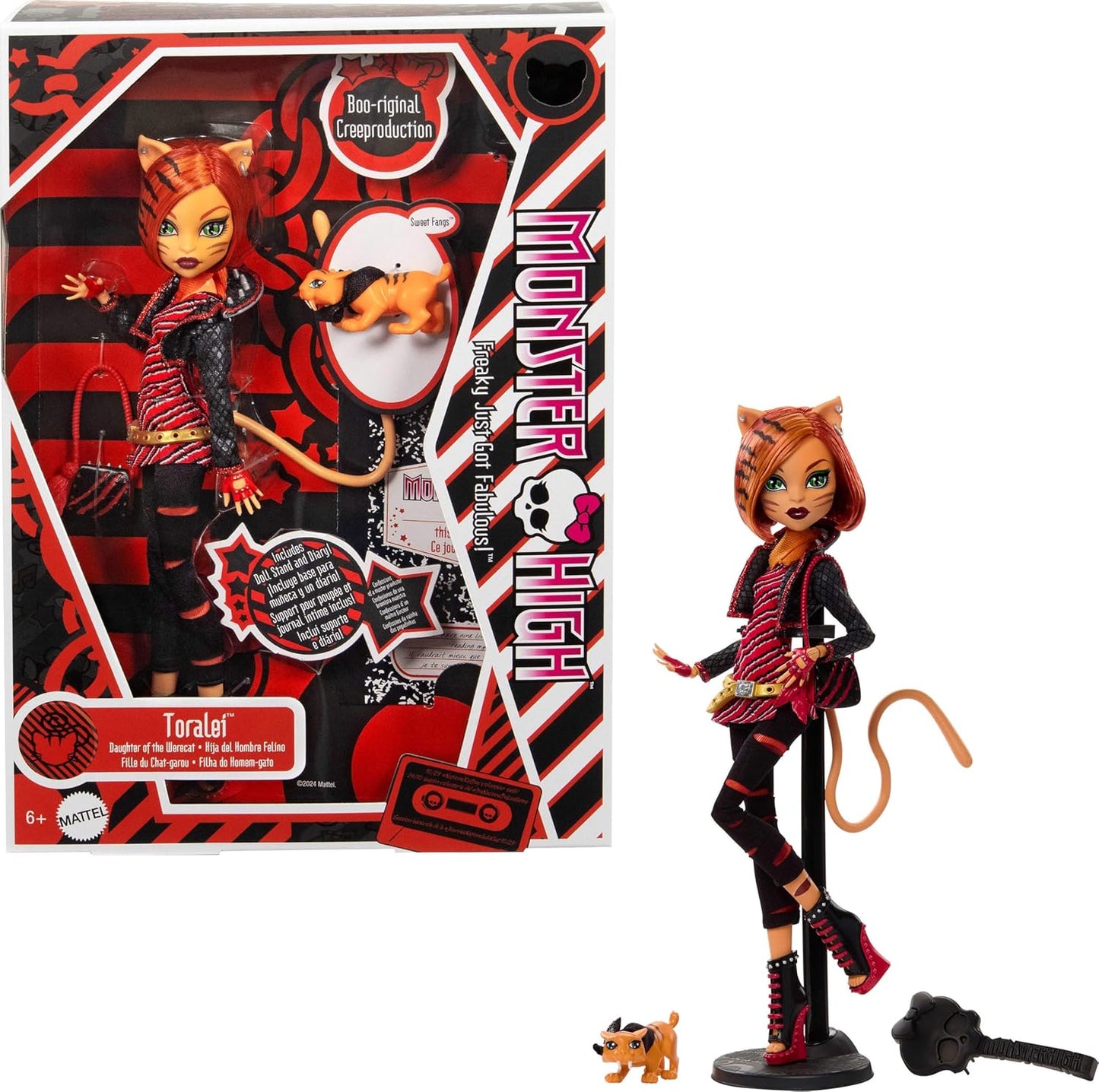 Monster High Boo-riginal Creeproduction Doll Toralei Collectible