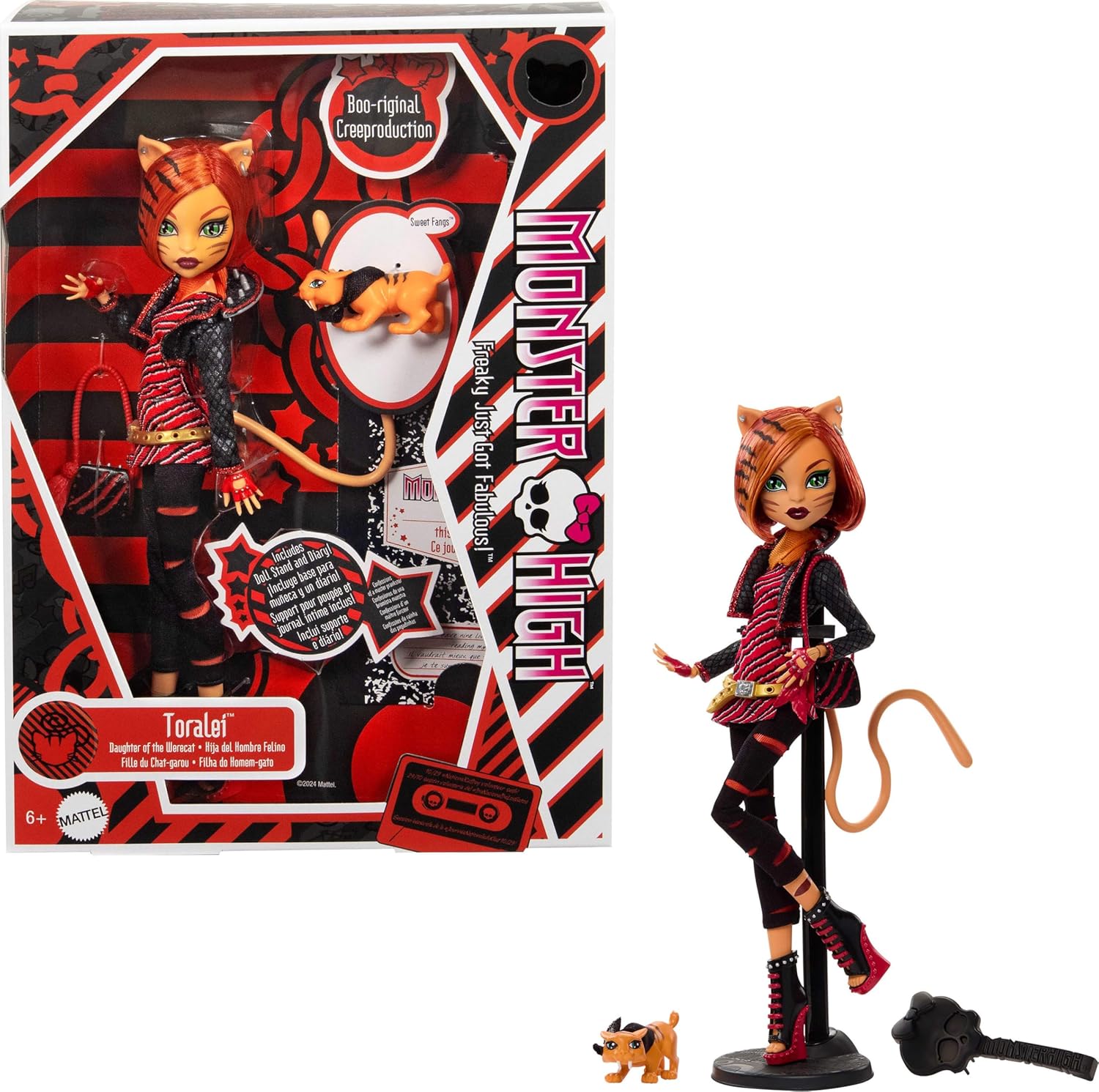 Monster High Boo-riginal Creeproduction Doll Toralei Collectible