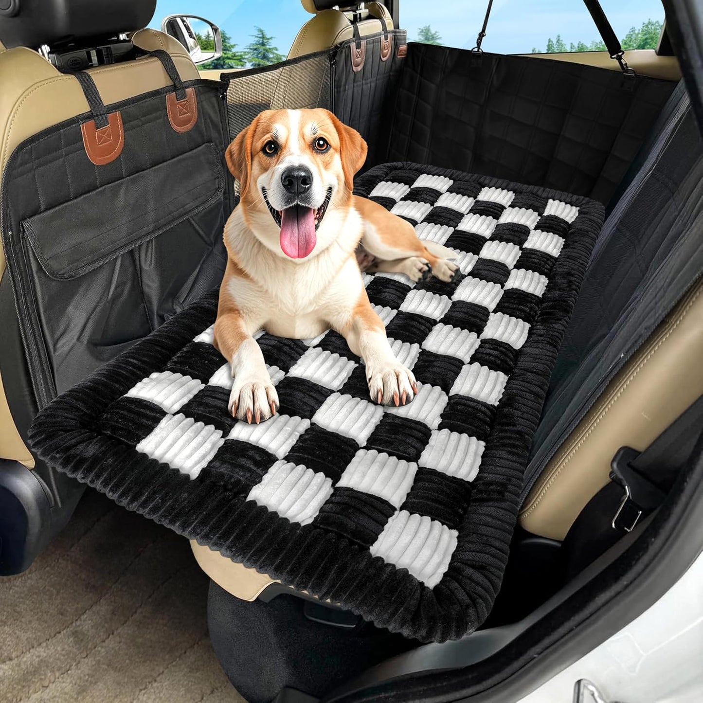 Non-Slip Dog Car Bed Mat for Comfortable Travel with Pets