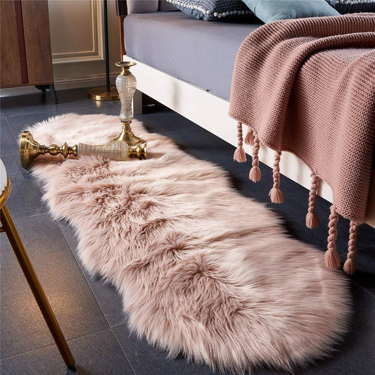 Ultra Soft Fluffy Shaggy Area Rug for Bedroom and Living Room