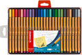 STABILO Fineliner point 88 Pack of 25 Assorted Colors Review