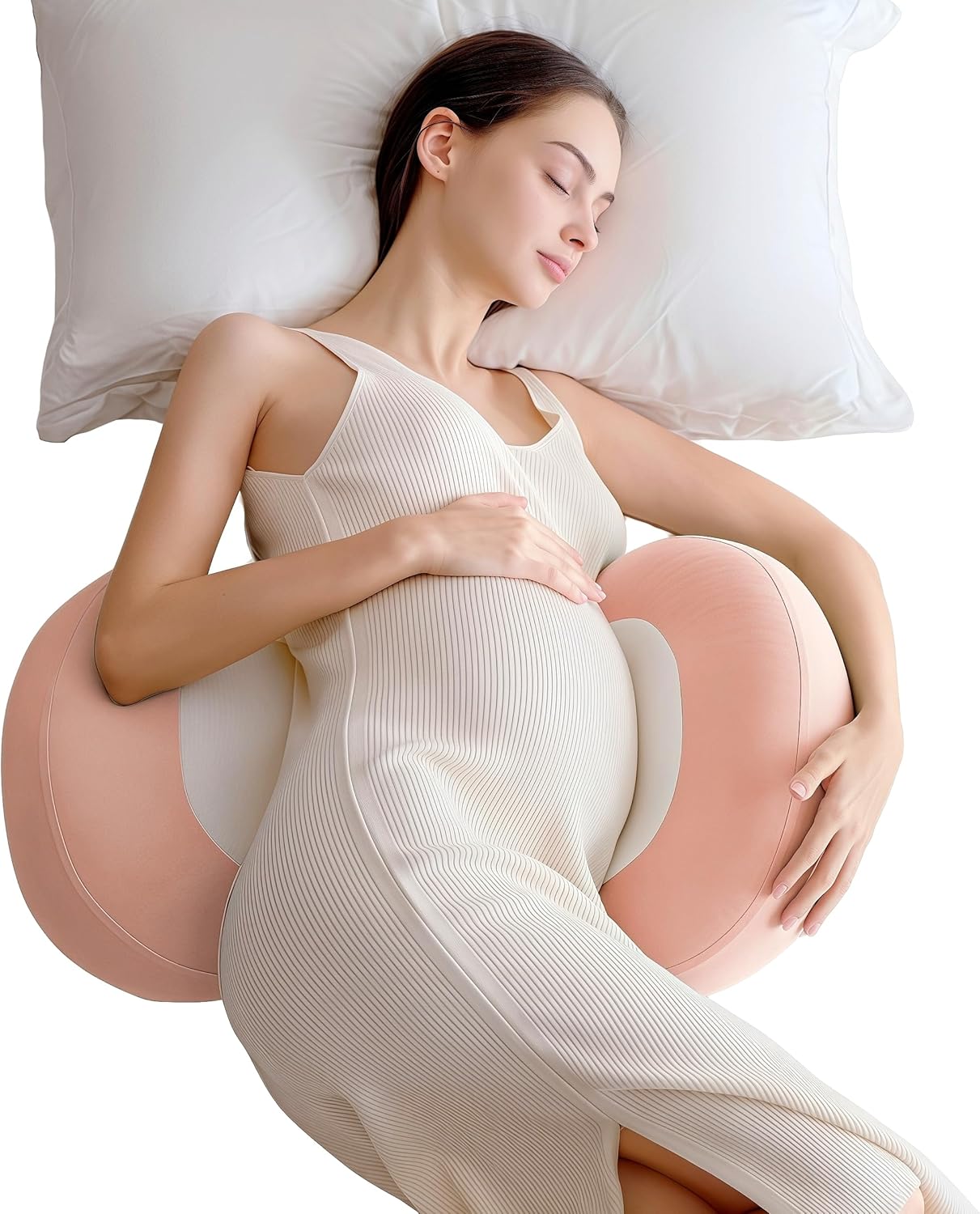 Pregnancy Pillow for Sleeping & Back Pain Relief - Ergonomic Design