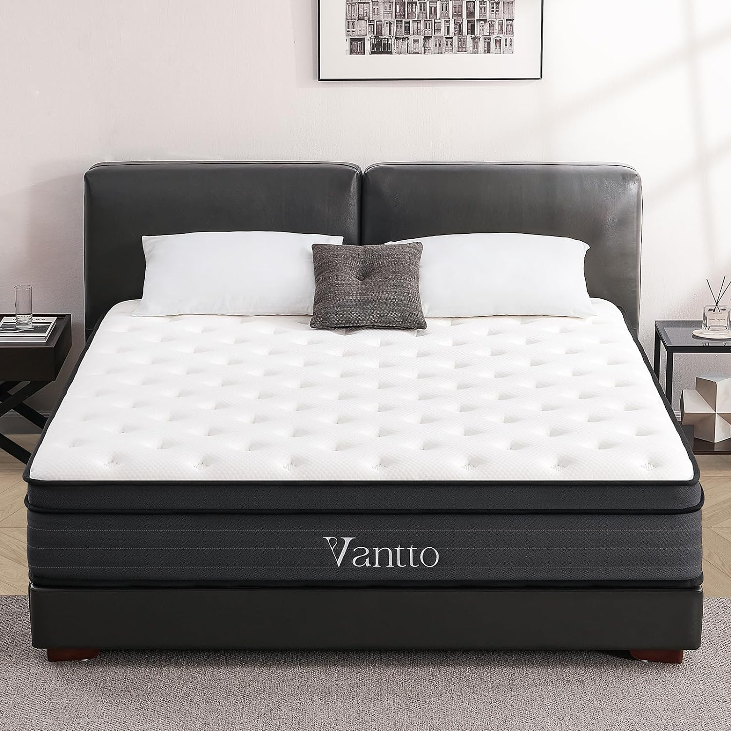 Full Mattresses with Pocket Springs for Motion Isolation Comfort