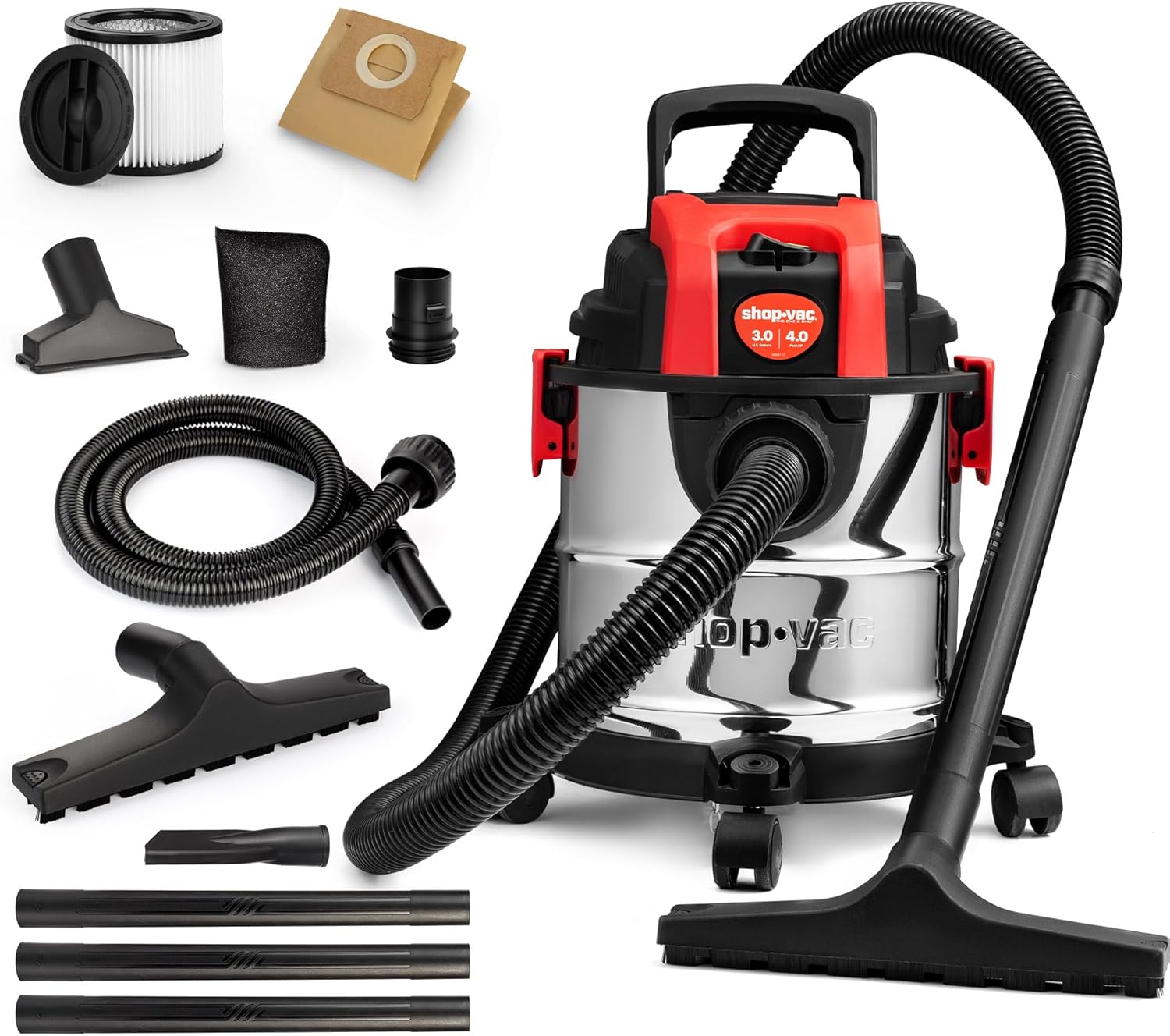 Shop-Vac 3 Gallon Wet/Dry Vacuum with Blower Functionality