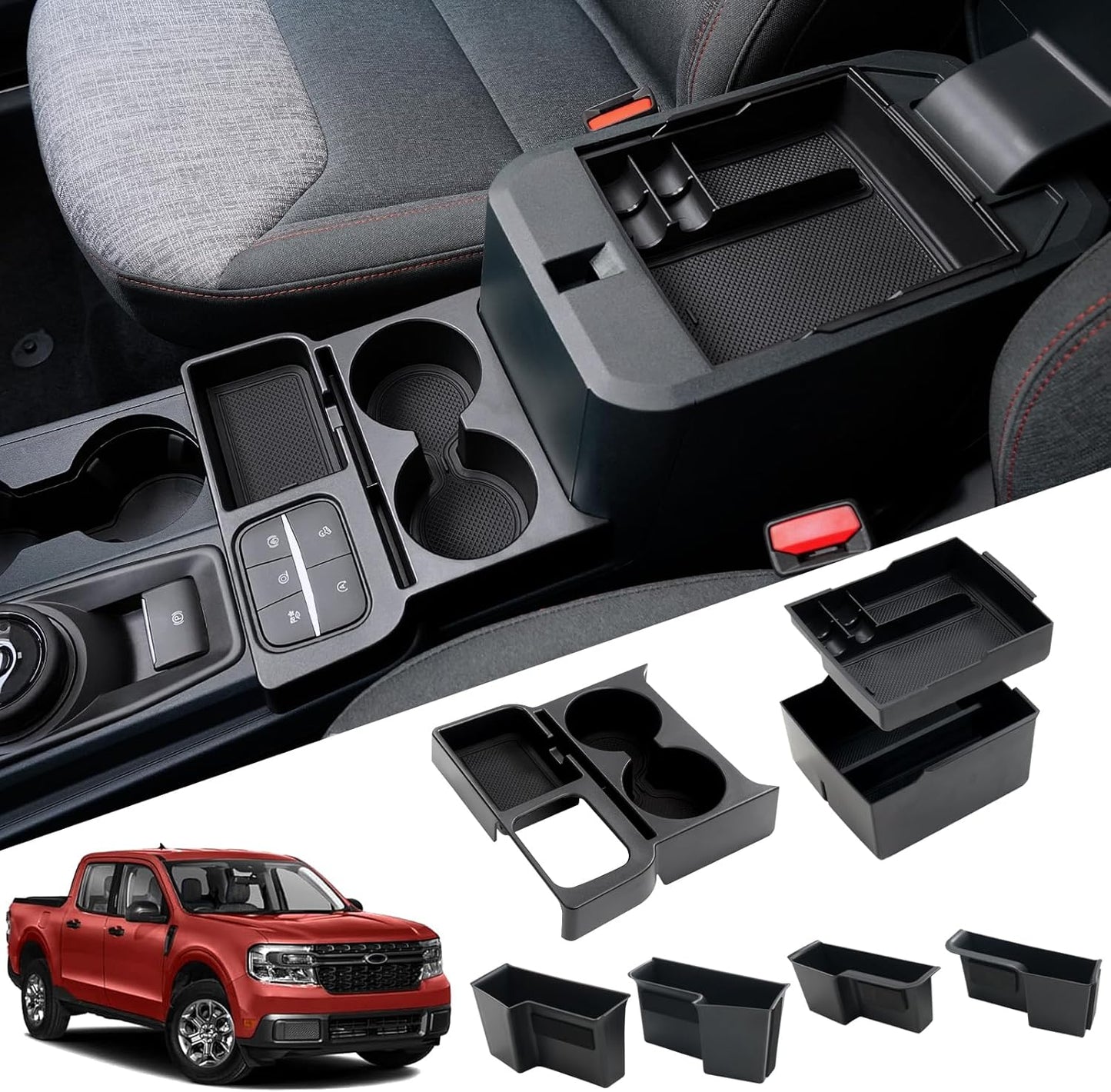 Mabett Center Console Storage Organizer for Ford Maverick 2022-2025