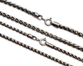 Stainless Steel Bronze colored Wheat Chain 22 in - Long Lasting Color