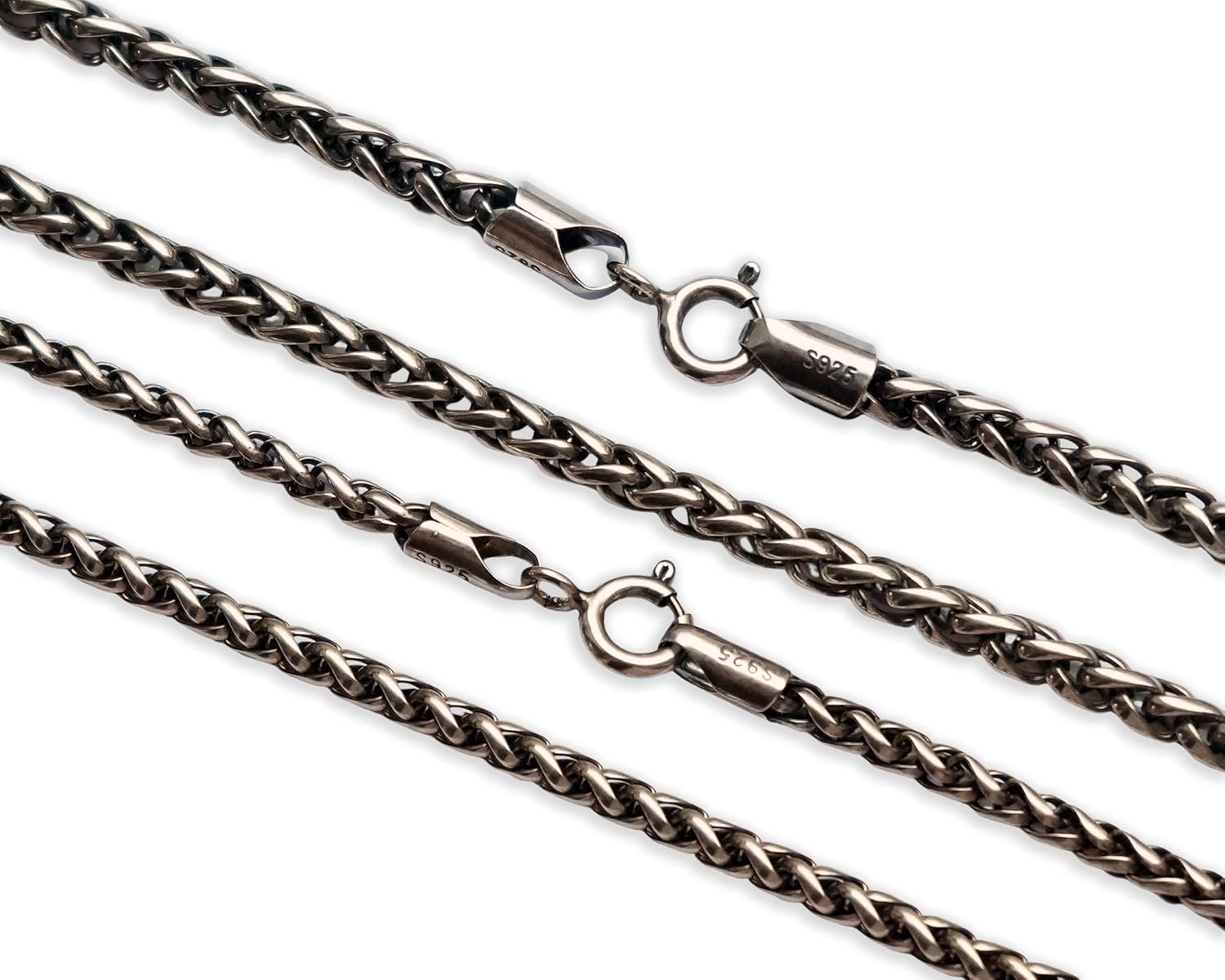 Stainless Steel Bronze Colored Wheat Chain - 22 in Long & 4 mm Thick