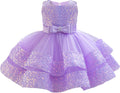 Baby Girl Pageant Dress Sequins Princess Tulle Gown - Sizes 12 Months