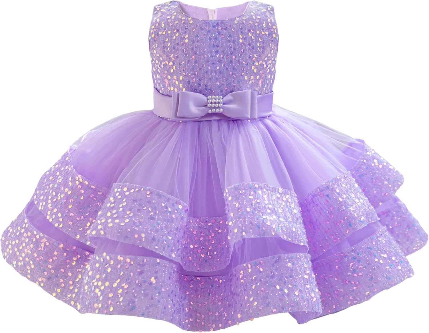 Miipat Baby Girl Pageant Dress for Weddings and Parties