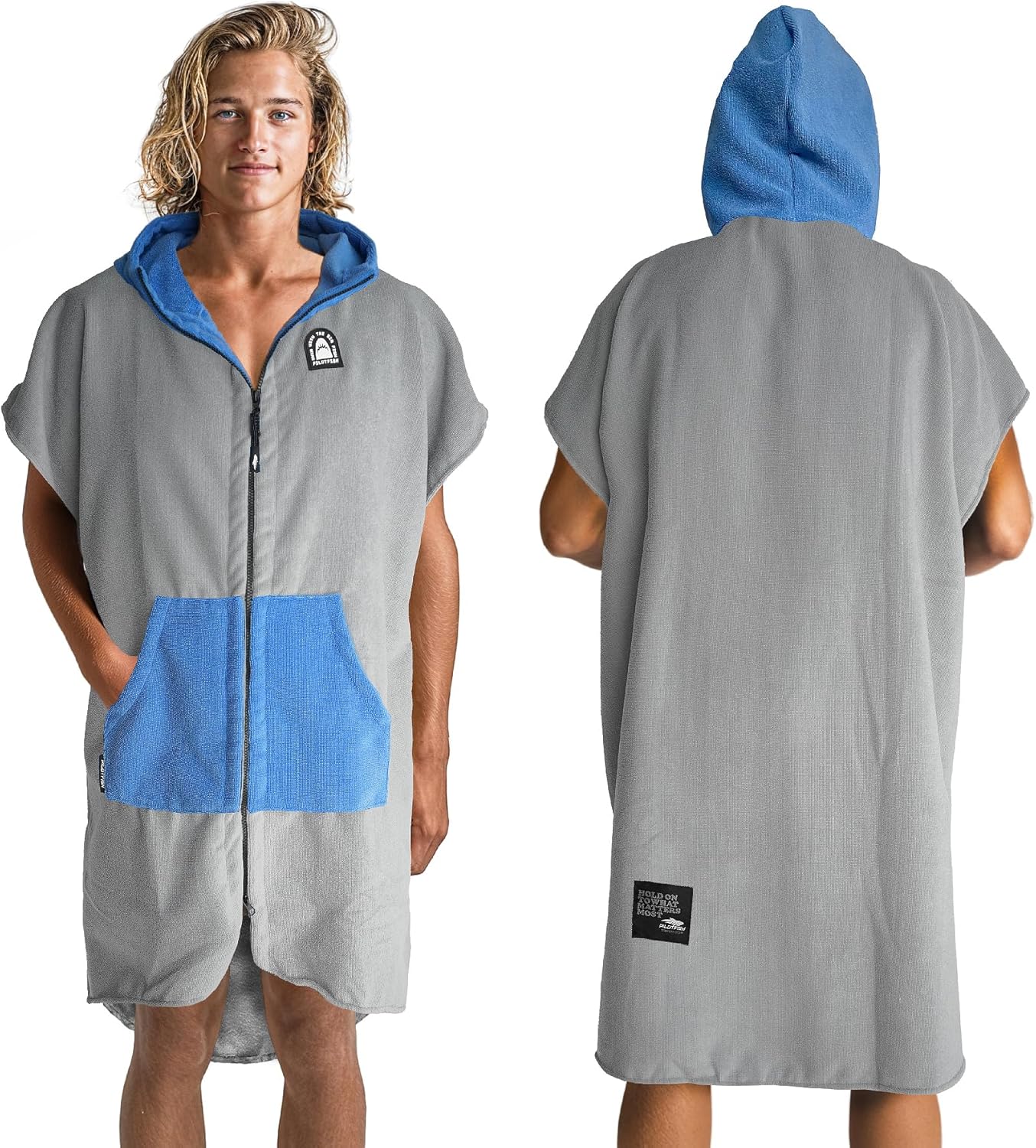 Pilotfish Surf Poncho Changing Robe Towel for Beach and Surfing