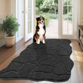 Large Dog Door Mat for Muddy Paws 32x47 - Absorbent Dirt Trapper Mat