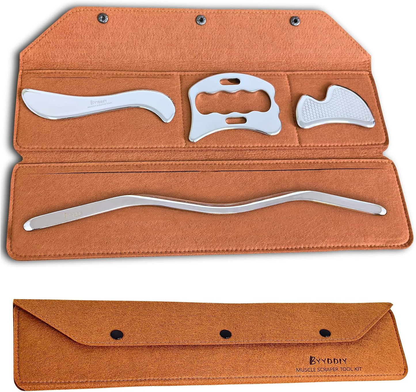 BYYDDIY Stainless Steel Gua Sha Muscle Scraper Tools Kit Review