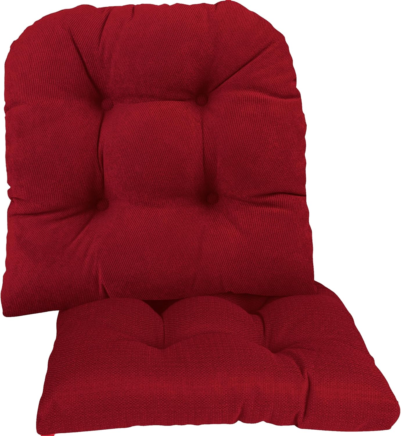Klear Vu Gripper Overstuffed Non-Slip Dining Chair Cushions