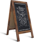 40x20 A Frame Chalkboard Sign with Solid Pine Frame - Rustic Brown