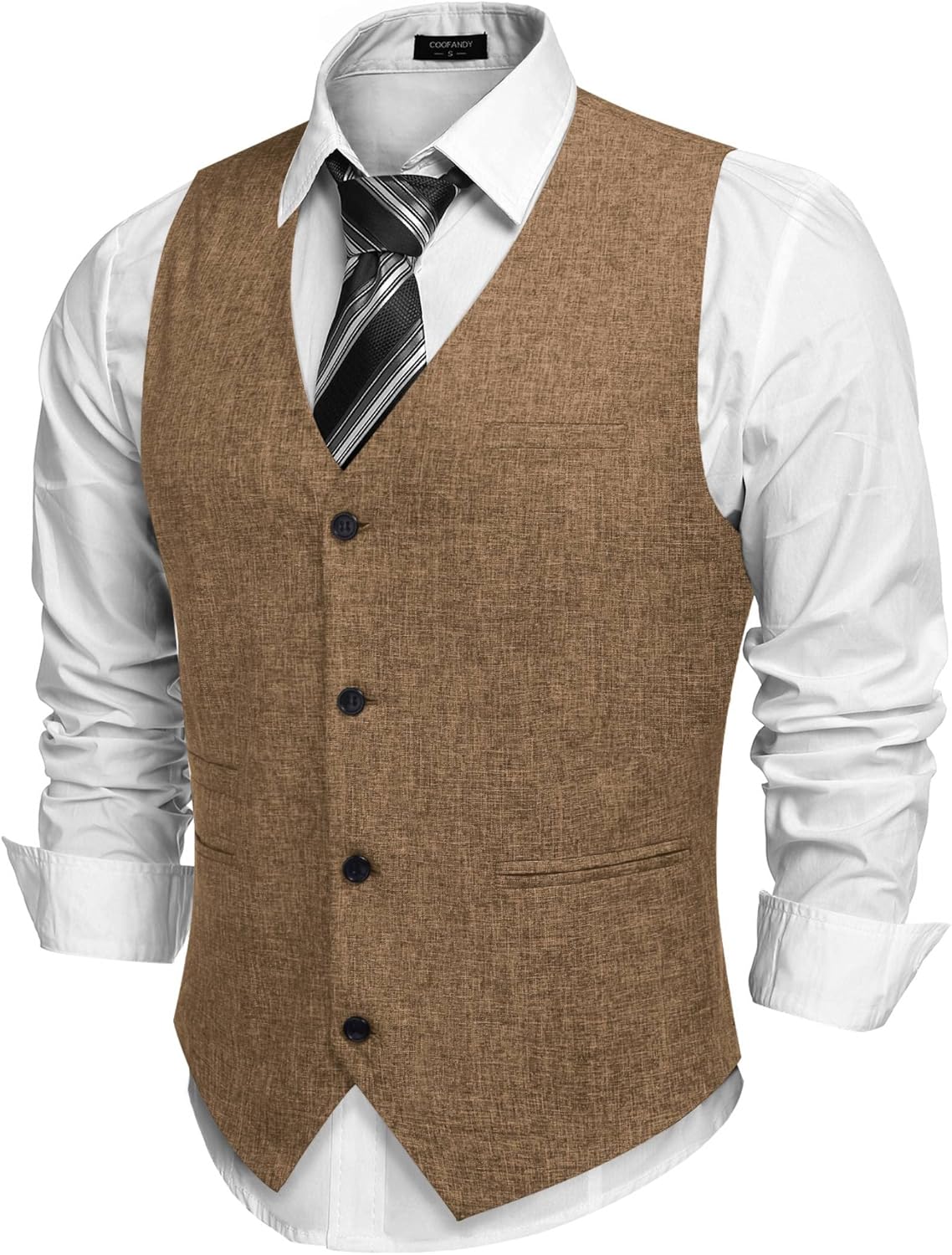 COOFANDY Men's Casual Business Vests for Stylish Occasions