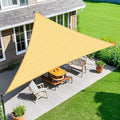 Sun Shade Sail 20ft x 20ft Curved Edge Outdoor Shade Canopy - UV Block