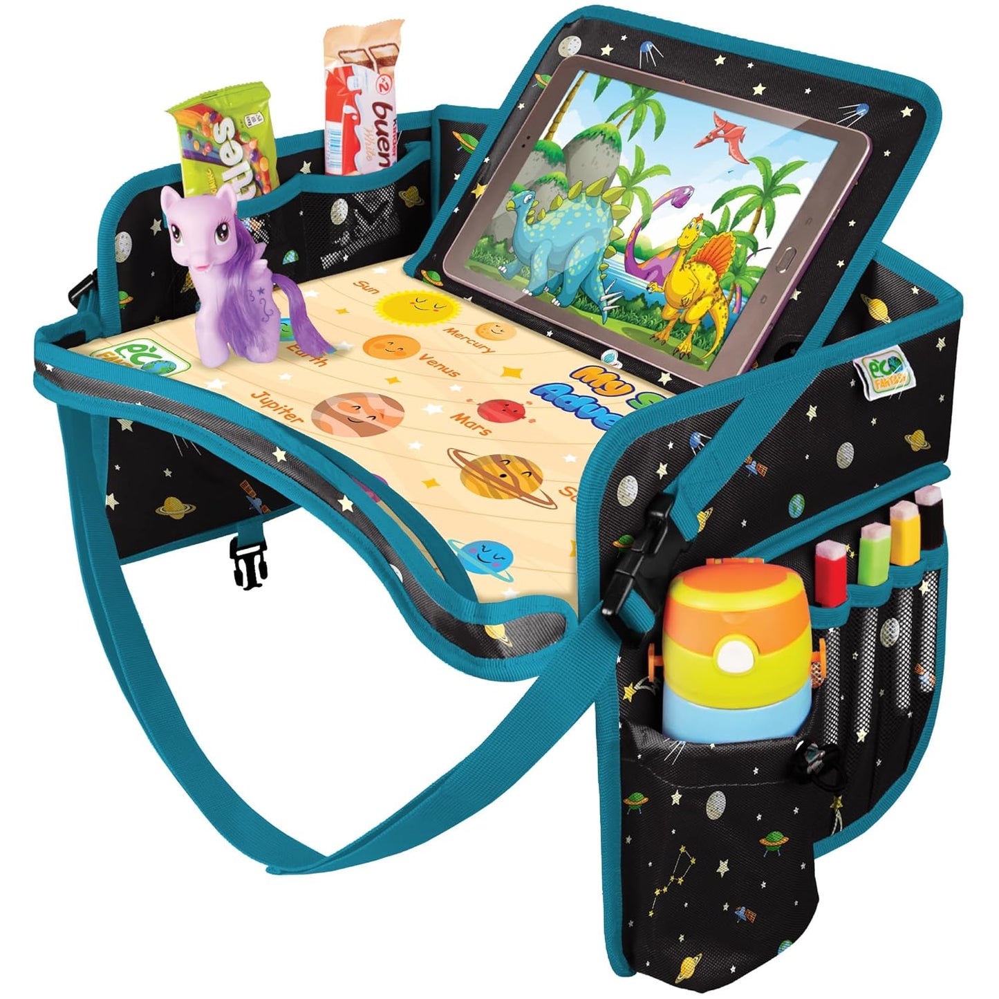 Car Seat Tray for Toddler - Waterproof Travel Essentials Kids