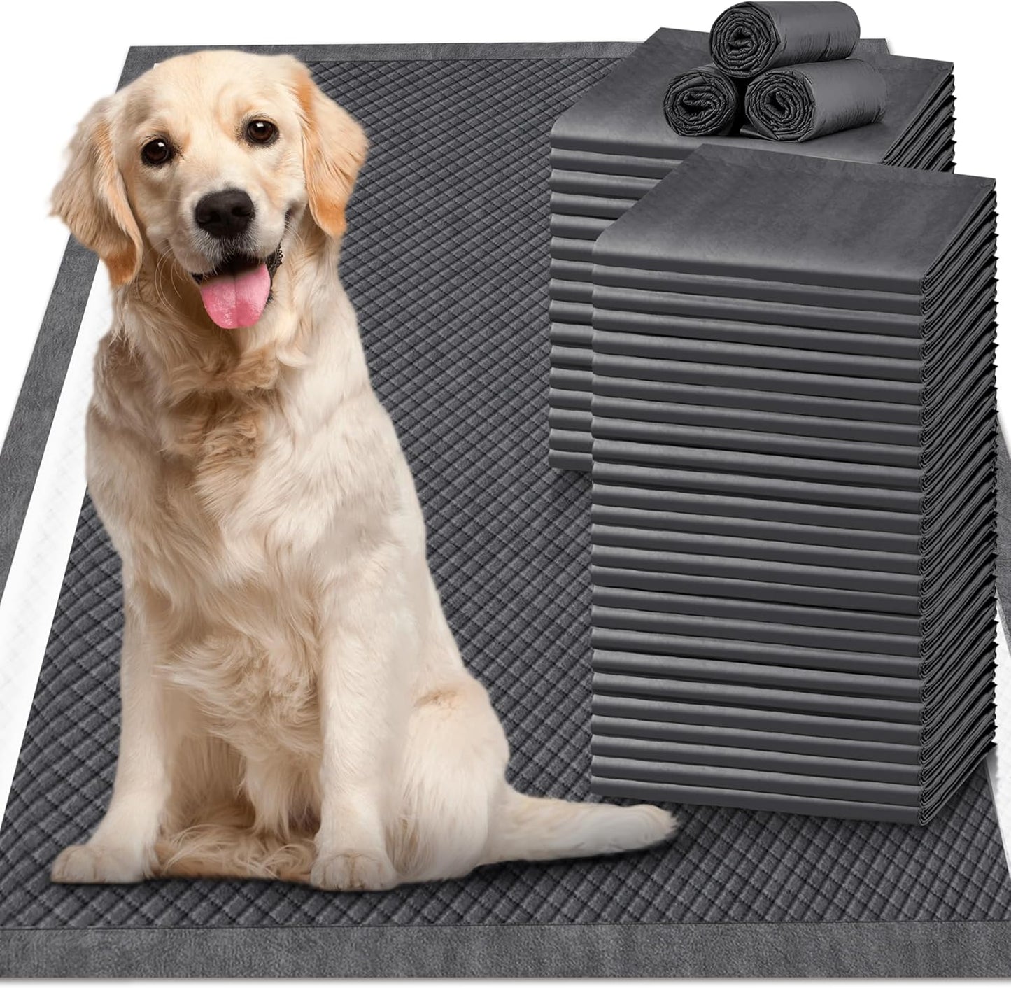 Gimars XL 28x34 6-Layer Ultra Absorbent Charcoal Pee Pads