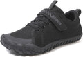 Kids Barefoot Sneakers with Wide Toe Box - Easy On/Off Fit